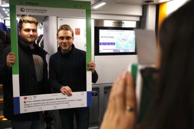 Trenord, ecco Caravaggio: 4mila in viaggio sul nuovo treno. FOTO