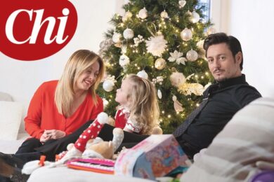 Meloni: “Con mia figlia Ginevra e il mio compagno il Natale è perfetto”