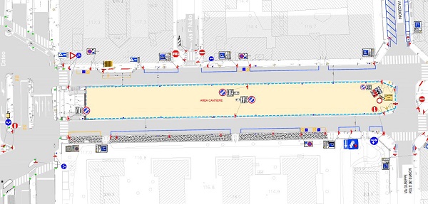 M4, Corso Plebisciti riapre: a fine gennaio percorribile nei due sensi