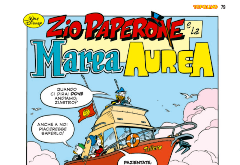 La tecnologia Saipem raccontata da Topolino La tecnologia Saipem raccontata da Topolino