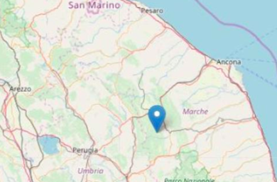 Terremoto, scossa di magnitudo 3.3 fra Macerata e Perugia