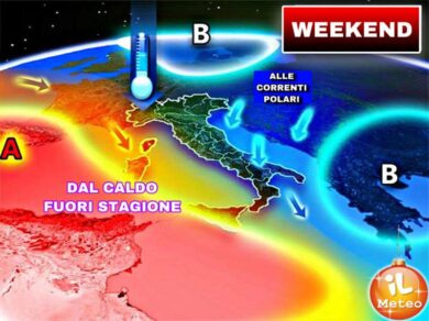 Meteo weekend: in arrivo irruzione polare, Epifania ghiacciata