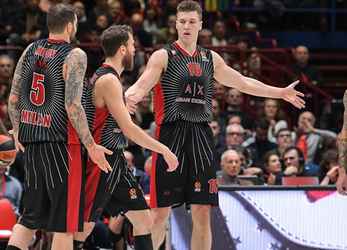 Galleria foto 'Olimpia Milano piega lo Zenit. Messina: “Un po’ nervosi, ma era importante vincere”' - foto 1