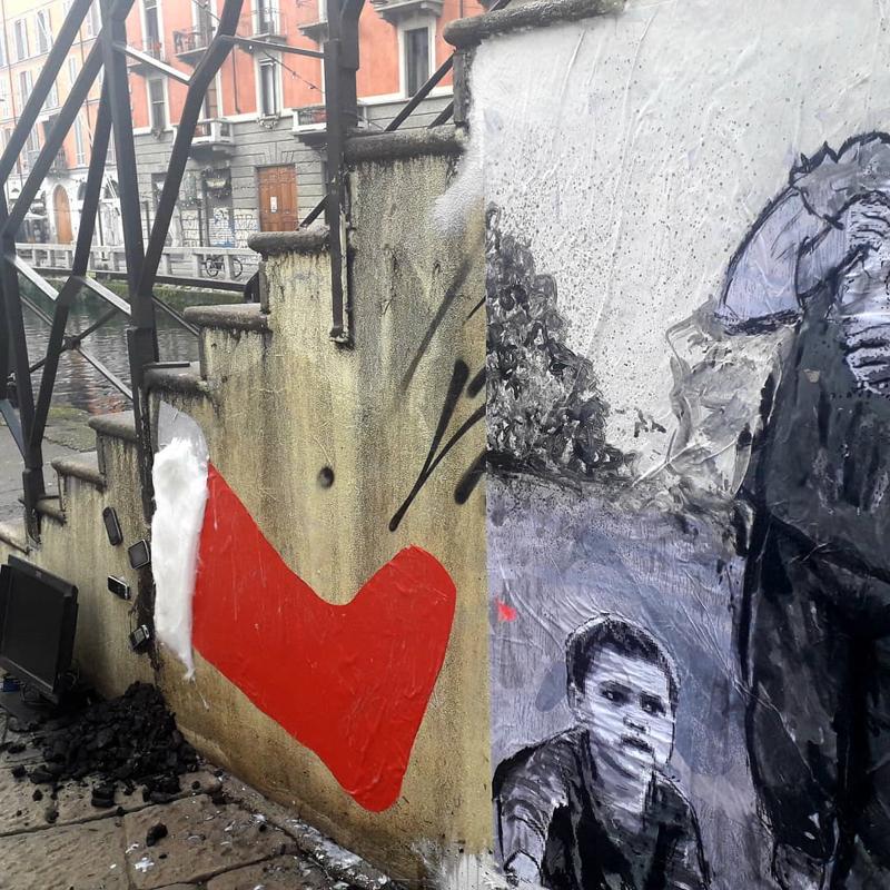Street Art, la provocazione di Cristina Donati Meyer sul lavoro minorile Street Art, la provocazione di Cristina Donati Meyer sul lavoro minorile
