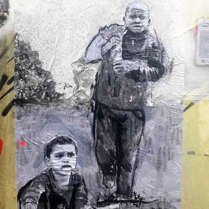Street Art, la provocazione di Cristina Donati Meyer sul lavoro minorile Street Art, la provocazione di Cristina Donati Meyer sul lavoro minorile