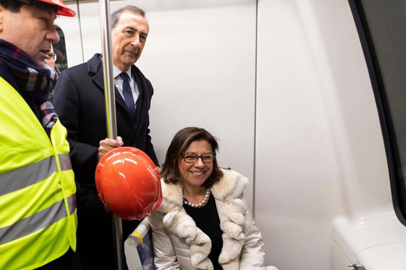 M4, visita al cantiere della Stazione Linate della ministra Paola De Micheli M4, visita al cantiere della Stazione Linate della ministra Paola De Micheli