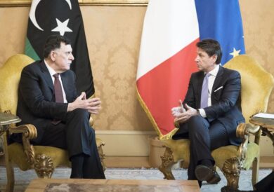 Libia, Conte vede Sarraj: “La Libia è una polveriera, fermare il conflitto”