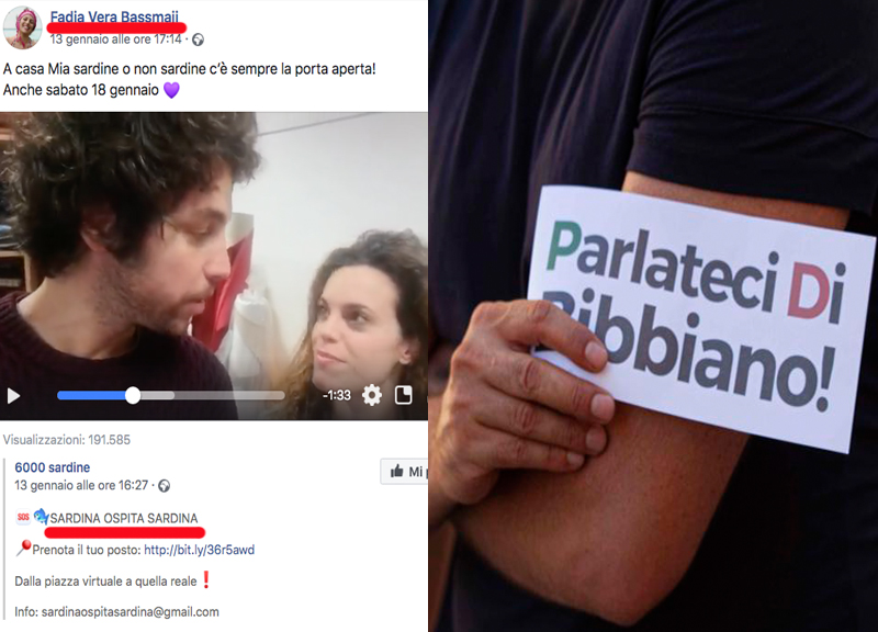 Galleria foto 'Bologna, le Sardine cercano ospitalità. Indagata di Bibbiano offre la sua casa' - foto 1