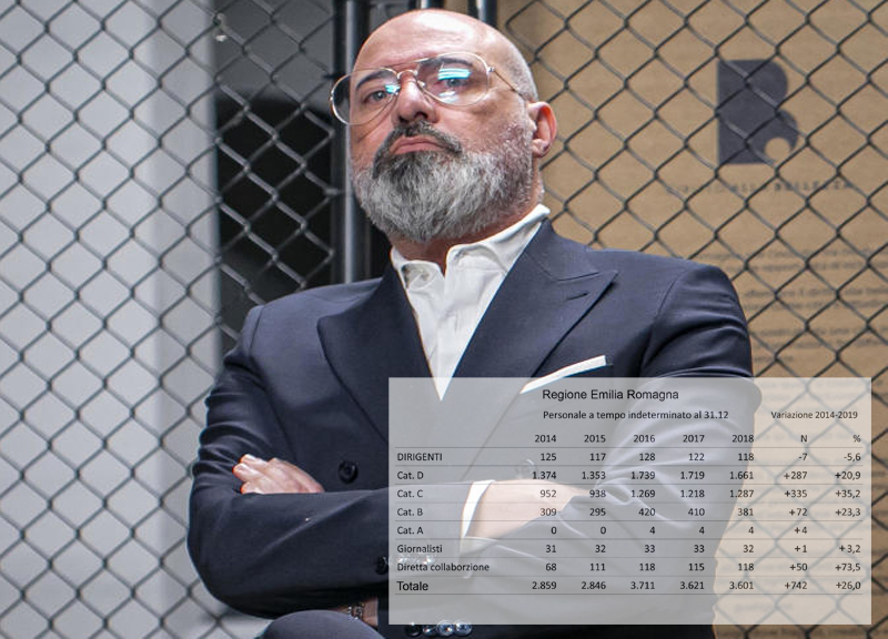 Galleria foto 'Bonaccini Regione Emilia Romagna. Fiumi di assunzioni definitive pre-elezioni' - foto 1