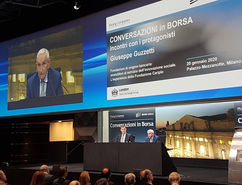 Galleria foto 'Fondazioni di origine bancaria, Borsa Italiana incontra Giuseppe Guzzetti' - foto 1