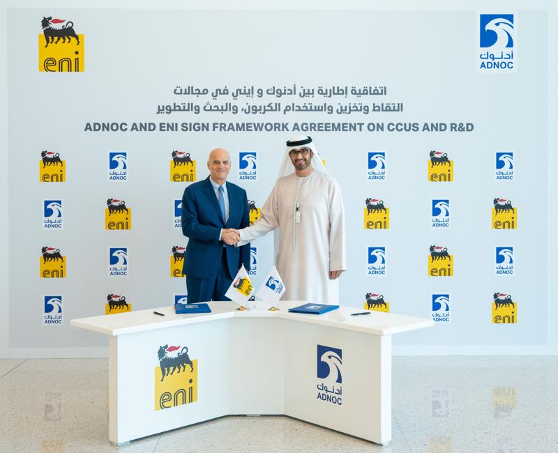 Galleria foto 'Descalzi, Eni: “Memorandum d’Intesa con ADNOC per un’energia sostenibile”' - foto 1