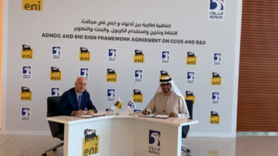 Eni e ADNOC firmano un Memorandum d’Intesa per un’energia sostenibile futura
