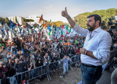 Salvini apre la campagna contro Raggi e Zingaretti: si parte tra 15 giorni