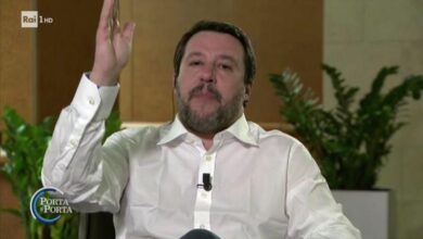 Spot di Salvini durante Juve-Roma: furia Bonaccini, Vespa: “Mi scuso”