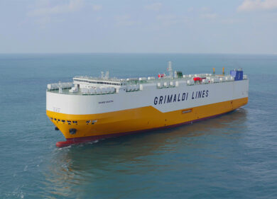 La nave container “Grande Houston” entra a far parte del Gruppo Grimaldi.