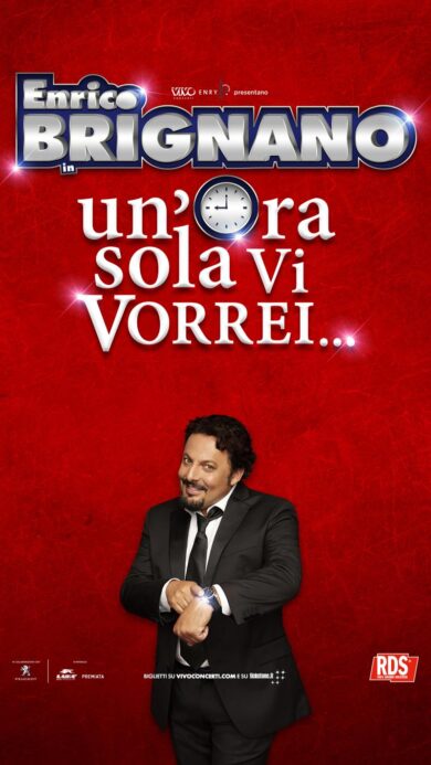 Enrico Brignano, “Un’ora sola vi vorrei” registra il sold out ad Ancona