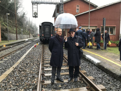 Pistoia, Fondazione FS inaugura il primo viaggio 2020 per Porrettana Express