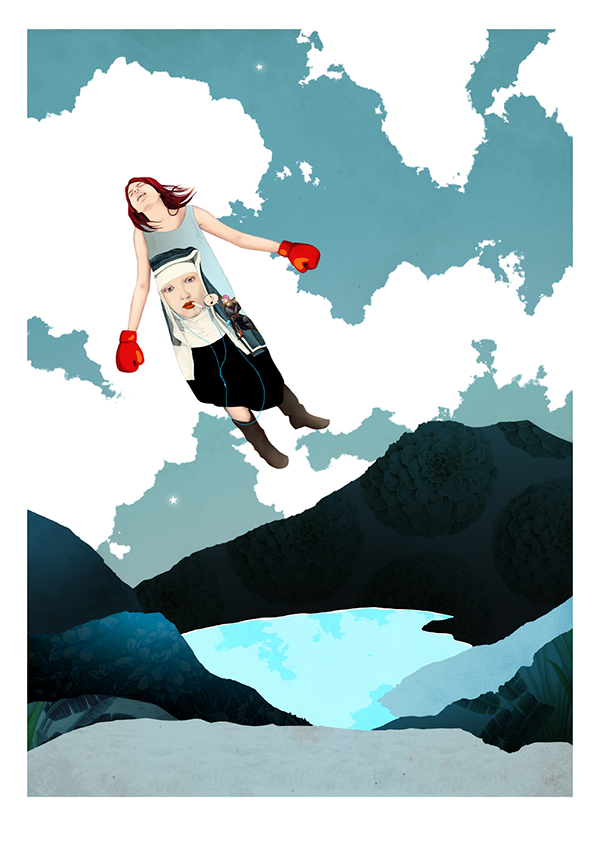 Affordable Art Fair, la donna eterea di Lebourgeois? Con i guantoni da boxe