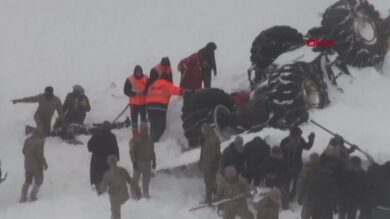 Turchia, due valanghe in pochi giorni a Van in località Bahcesaray, 38 morti