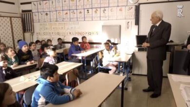 Mattarella visita la scuola romana con più alunni cinesi