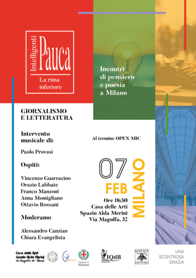 Giornalismo e Letteratura, torna la rassegna ‘Intelligenti Pauca’