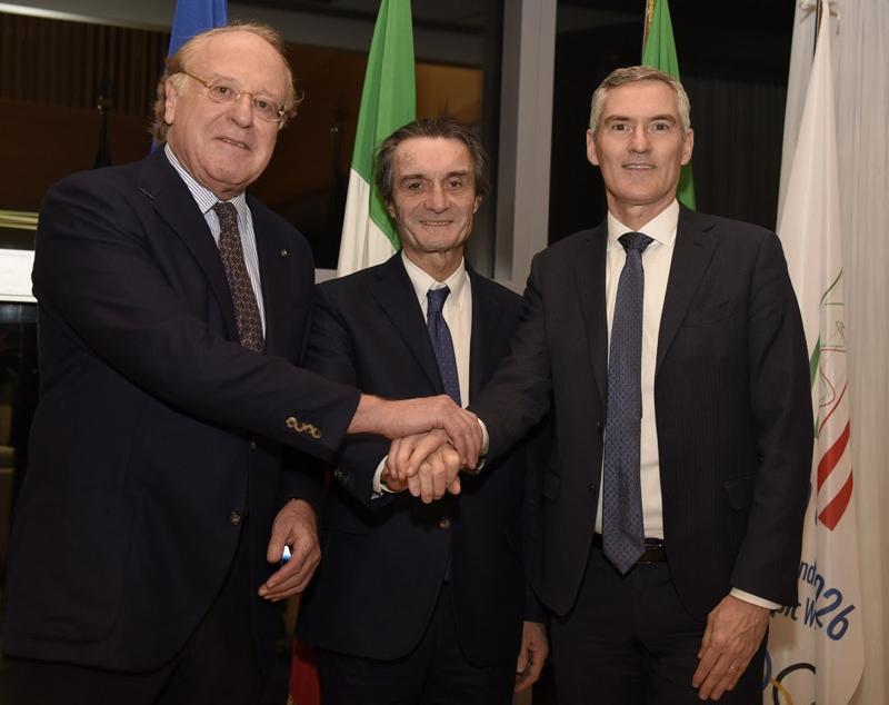 Aria di derby in Regione: Fontana incontra delegazioni di Inter e Milan Aria di derby in Regione: Fontana incontra delegazioni di Inter e Milan