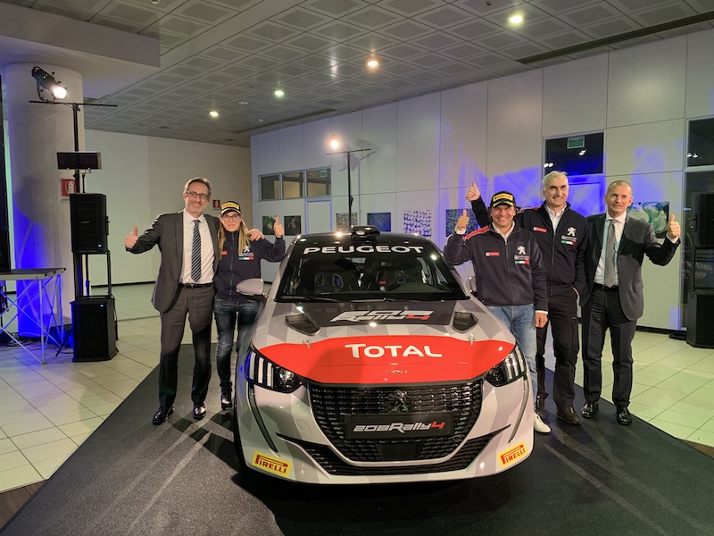 Peugeot si affida alla coppia Andreucci-Andreussi per il varo della 208 Rally4