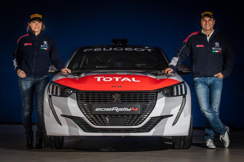 Peugeot si affida alla coppia Andreucci-Andreussi per il varo della 208 Rally4