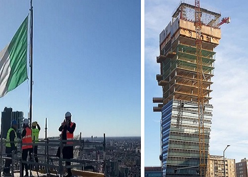 Porta Nuova: completata la struttura di Gioia 22 Porta Nuova: completata la struttura di Gioia 22