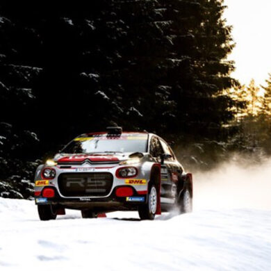 WRC, Rally Svezia, Dopo 4 PS la C3 di Ostberg  Chiude in 11 posizione