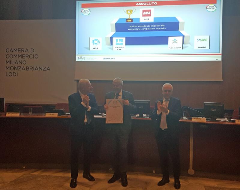 Galleria foto 'Top Utility: MM la migliore in Italia. Nel settore crescono gli investimenti' - foto 1