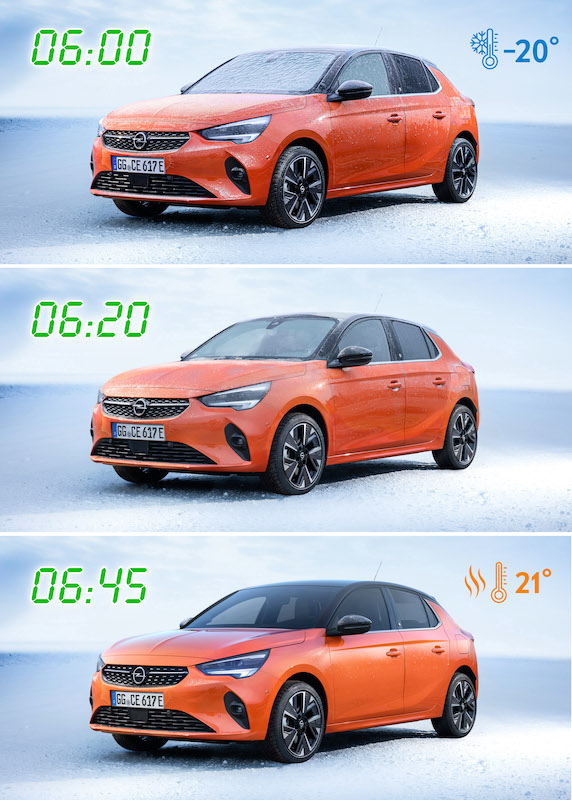 Sulla nuova Opel Corsa-e, la climatizzazione la gestisci con l’app “myOpel” Sulla nuova Opel Corsa-e, la climatizzazione la gestisci con l’app “myOpel”