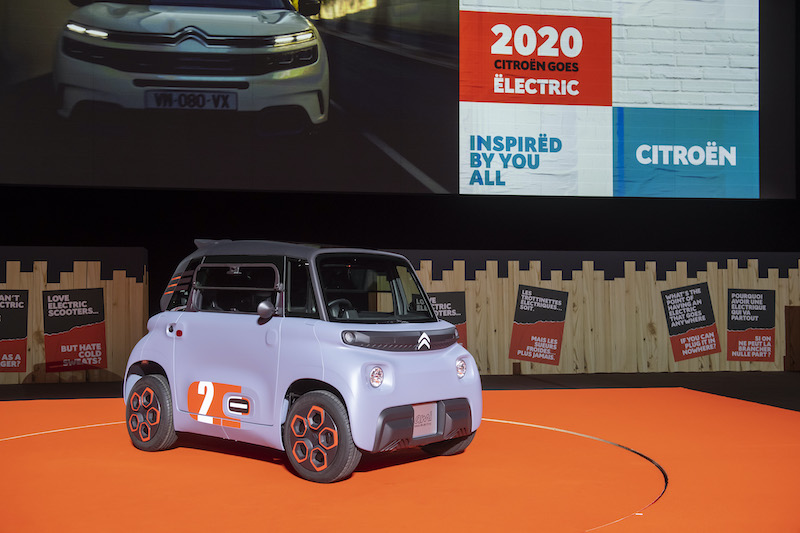 Citroen AMI 100% electric, il quadriciclo che si guida senza patente Citroen AMI 100% electric, il quadriciclo che si guida senza patente