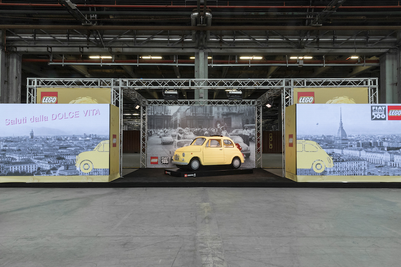 Fiat e LEGO rivivono uno spaccato della “Dolce Vita” con protagonista l’icon