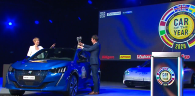 La nuova Peugeot 208 si aggiudica il Car of the Year 2020