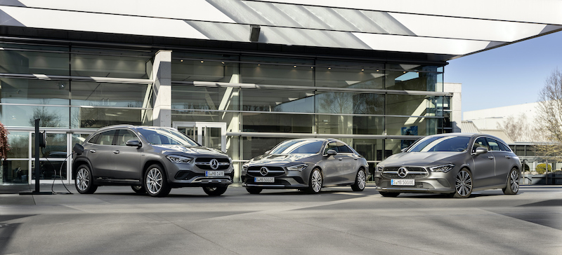 Mercedes arricchisce la sua gamma EQ Power con CLA coupé shooting brake  e GLA