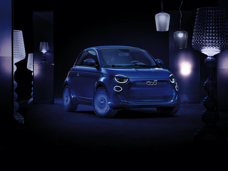 Leonardo Di Caprio testimonial del lancio della Nuova Fiat 500 full electric