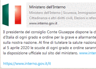 Coronavirus, scuole chiuse fino al 5 aprile? È una fake news: caos sul web