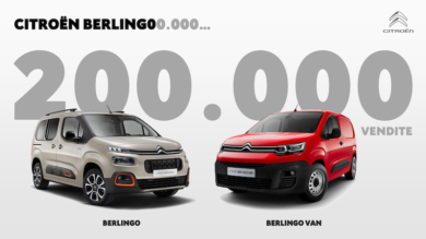 Citroën Berlingo, oltre 200.000 vendite a livello mondiale.