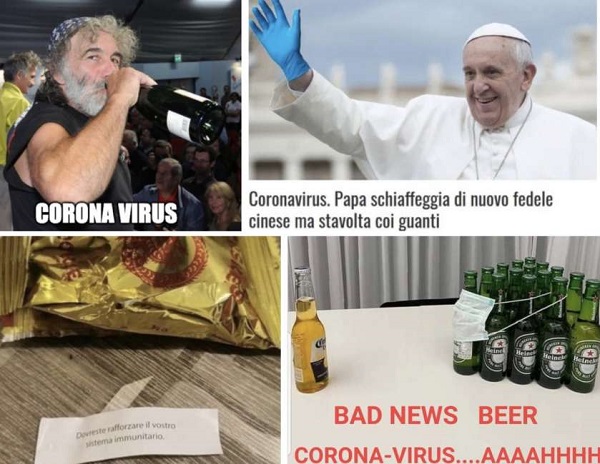Coronavirus, il web esorcizza scherzando, per fortuna. Ecco tutti i meme Coronavirus, il web esorcizza scherzando, per fortuna. Ecco tutti i meme