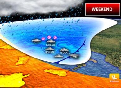Meteo, weekend con qualche pioggia poi sarà super anticiclone
