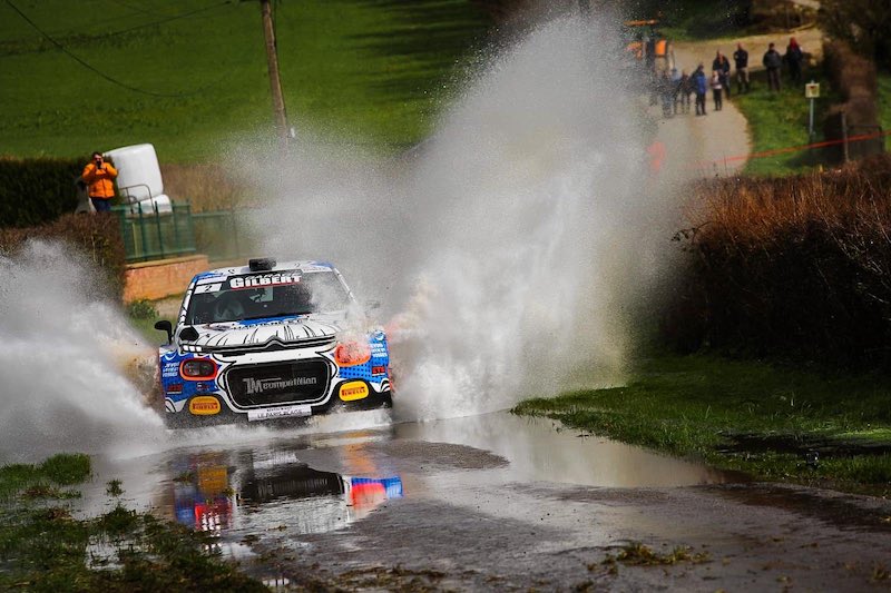 WRC, Rally del Messico,  La C3 R5 di Bulacia risale al nono posto
