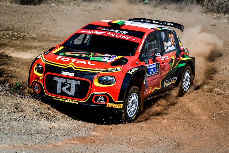 WRC, Rally del Messico,  La C3 R5 di Bulacia risale al nono posto