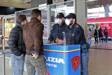Coronavirus: controlli polizia, 27 mila denunciati in 5 giorni