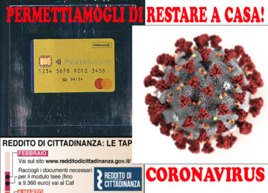Covid 19 teniamo a casa 2,5 mln di persone. Chi ha Rdc possa acquistare online