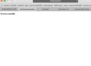 “Service unavailable”, niente scuola. Anche i server si sono “ammalati”