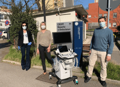 COVID-19, Fondazione Rava: consegnato primo macchinario al Policlinico