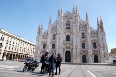 Coronavirus: controlli polizia, ieri 7.890 denunciati (+13,5%)