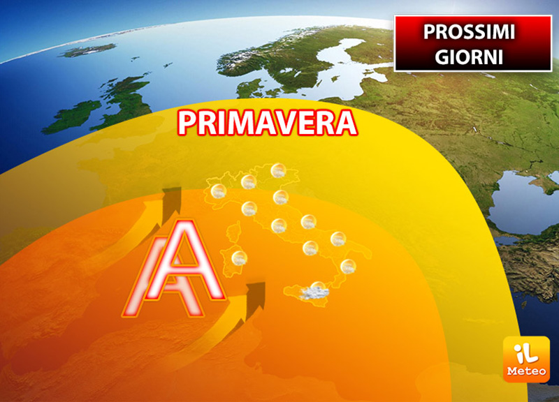 Previsioni meteo, esplode la primavera. Grande anticiclone sull’Italia. Poi… Previsioni meteo, esplode la primavera. Grande anticiclone sull’Italia. Poi…