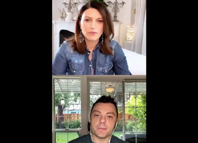 Laura Pausini e Tiziano Ferro in diretta social. Il video